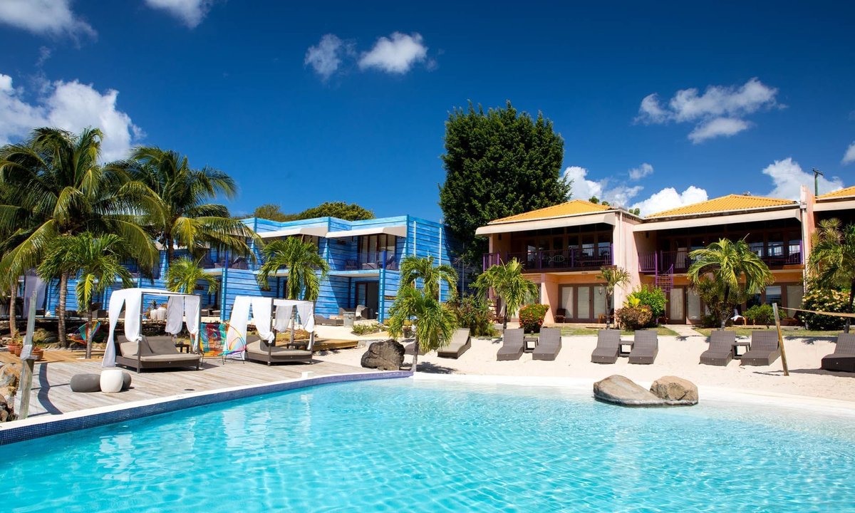 True Blue Bay Boutique Resort Grenada marina waterfront pool
